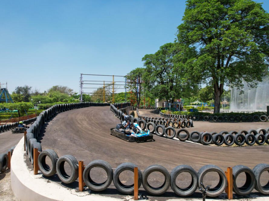 Go-Karting at Funcity