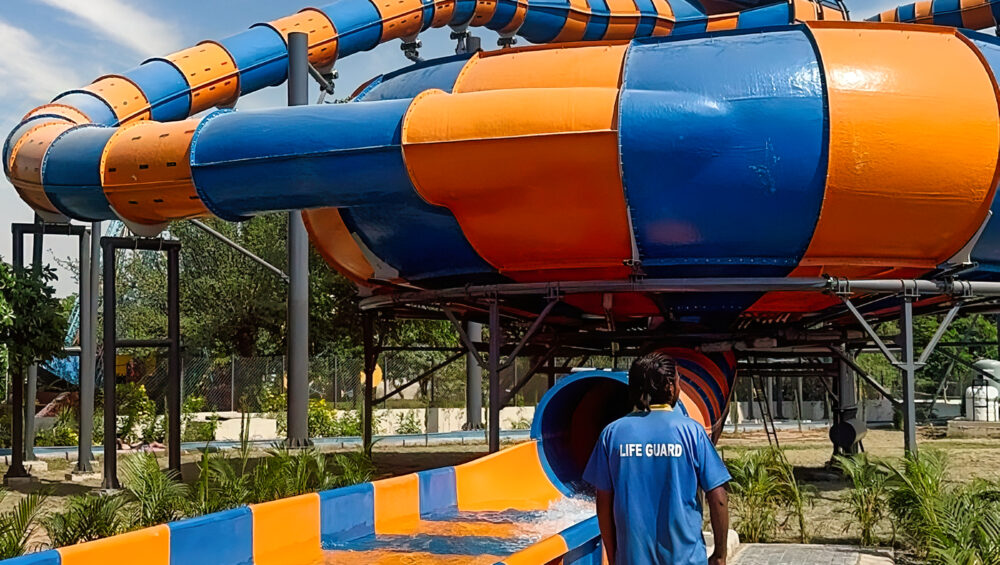 FUSION thrill water slide at Funcity Water and Amusement Park Chandigarh 2025